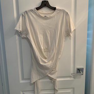 NSF Cream Wrap Around T-Shirt